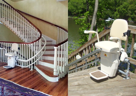 Indoor Stairlifts available in various colors and styles